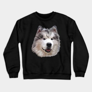 Cute Alaskan Malamute Crewneck Sweatshirt